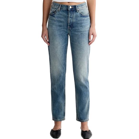 Everlane The 90s Cheeky Jean Vintage Mid Blue Cropped, size 27 - Picture 1 of 10
